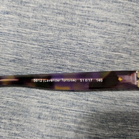 Coach 6153 Purple Tortoise Eyeglass Frames - Picture 12 of 14